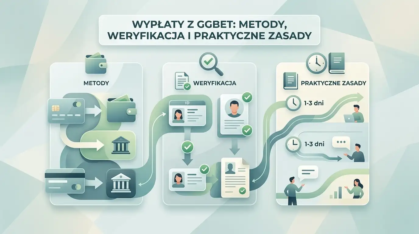 Wypłaty z GGBET: metody, weryfikacja i praktyczne zasady